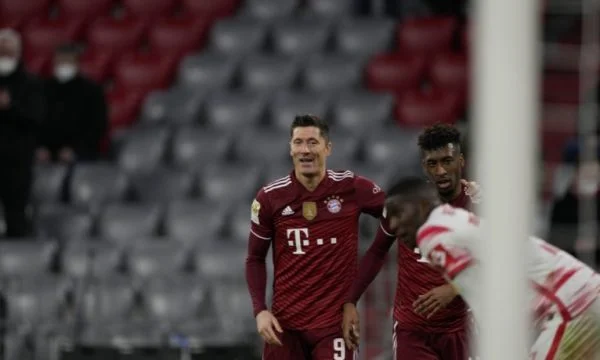 Bayerni rikthen epërsinë ndaj Leipzigut, shënon Lewandowski