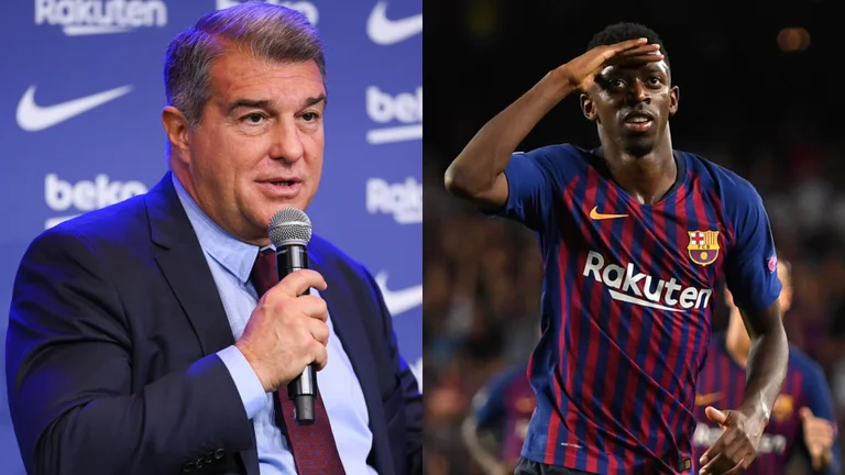 Laporta beson se Dembele ka marrëveshje me një klub tjetër