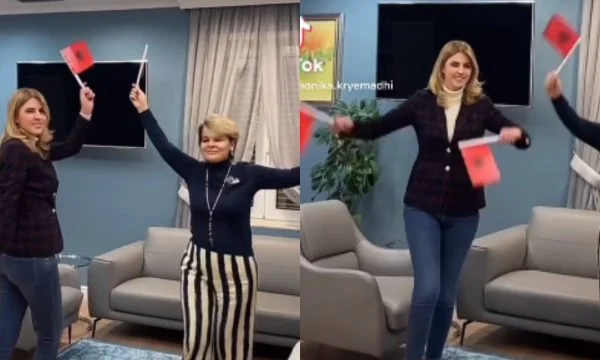 La moglie di Ilir Meta si unisce con il professore di Vushtrria