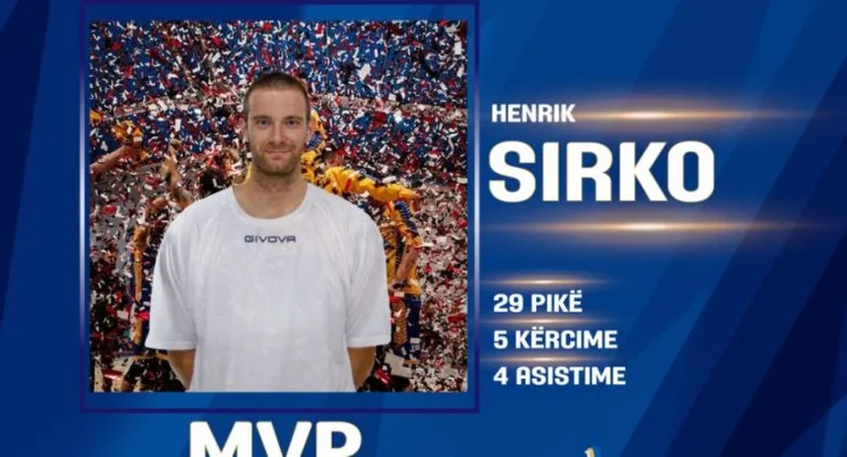 Henrik Sirko anunció el 18 de baloncesto MVP