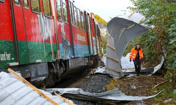 Vientos poderosos en Alemania, una persona muere