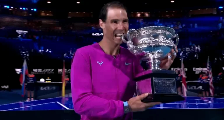 Le parole di Nadal dopo aver vinto l'Australian Open