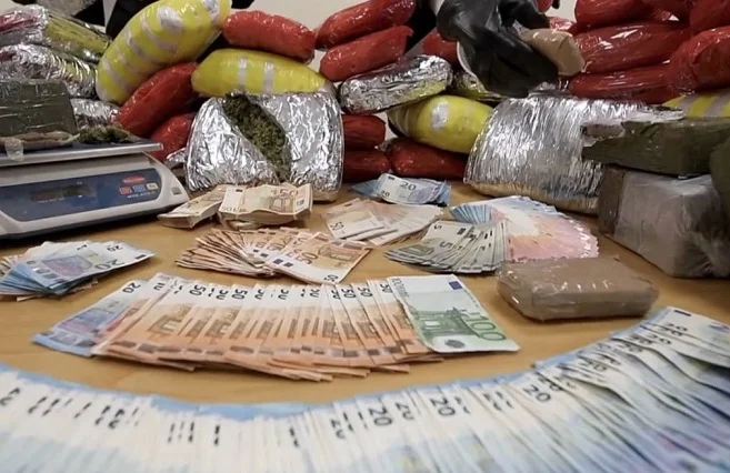 Two Albanian criminal groups destroyed in Italy, 2m euros worth and 36kg of drugs are seized