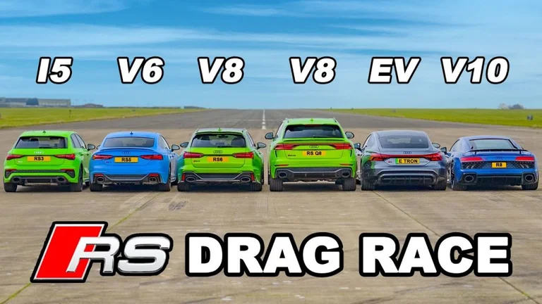¿Sabes cuál es el Audi RS más rápido?