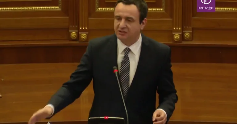 Kurti: La corriente ha sido tan libre que los ciudadanos en los últimos cuatro años no tienen día ni están pagando