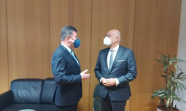 Greek top diplomat meets with Lajcak, Kosovo's central topic of discussion