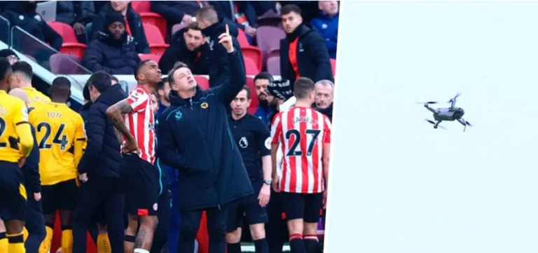 Preocupada por la Premier League: Drone vuela por el estadio, interrumpe la lucha