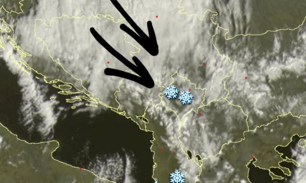 Warnung, dass ein Schneesturm den Kosovo-Nachmittag treffen könnte