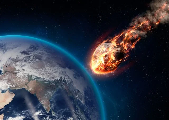 À midi: Le lien que vous voyez l'astéroïde qui nous passe près de notre planète Terre