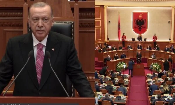 Erdogan al Parlamento albanese: abbiamo 600 anni di amicizia, ora anche alleati strategici