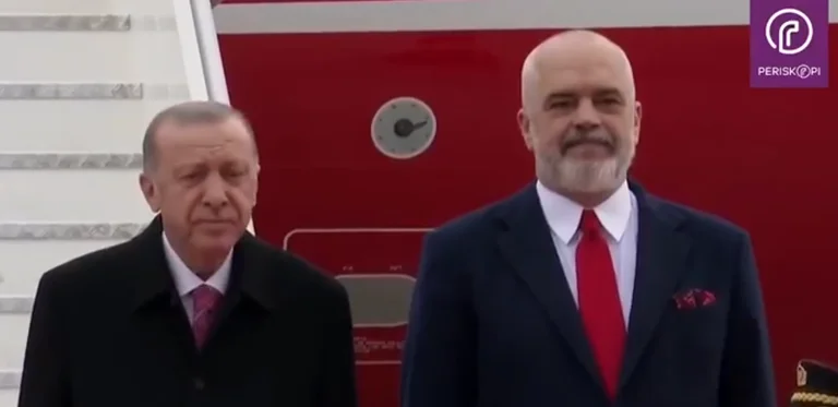 Offizielle Visit Launchs, Rama hostet türkischer Präsident Erdogan in Rinas