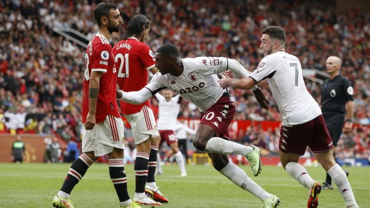 Aston Villa Man United: Dies sind offizielle Formationen.