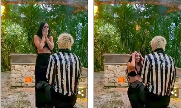 Megan Fox e Machine Gun Kelly sono invitati, il video della proposta diventa virale