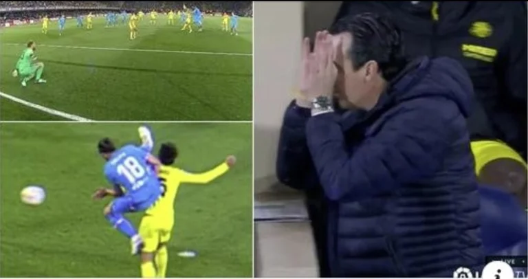 Unnai Emery se moque de l'assistant et du VAR après l'annulation du but Willarreal, c'est une pure comédie.