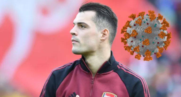 Granit Jaka positivo con Avid-19