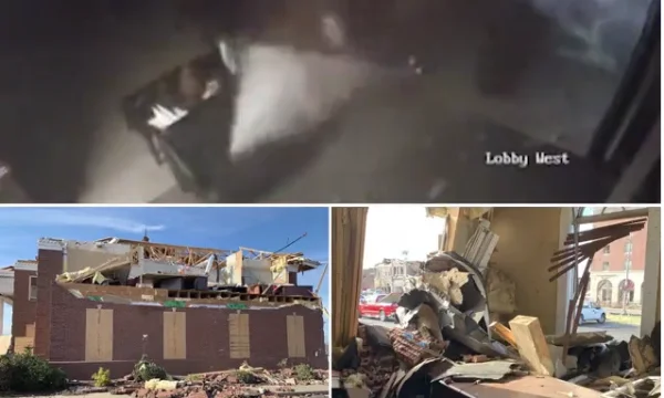 Vidéo à venir : Il a donc tout détruit devant lui-même des tornades dans le Kentucky qui ont fait une centaine de morts.
