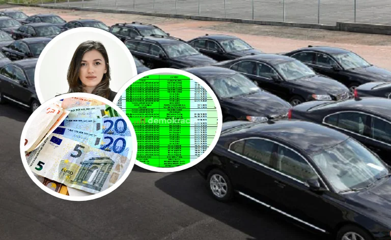 La ministre Haxhiu et ses fonctionnaires ne débarquent pas sur des voitures d'État, 12 000 euros de carburant usé pendant 6 mois