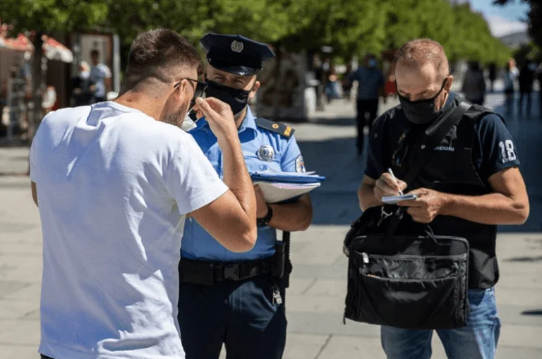 ​218 gjoba për mosrespektim të masave anti-COVID