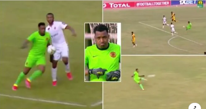 Il video del ramo del portiere sudafricano e' cosi' folle, e' diventato virale.