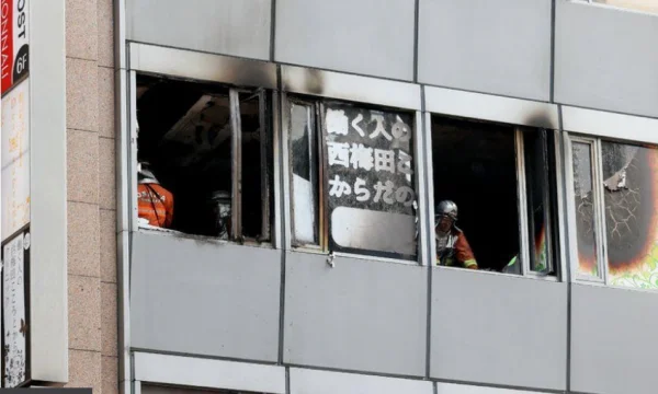 Feuer in einem Gebäude in Japan, Angst vor 27 Toten
