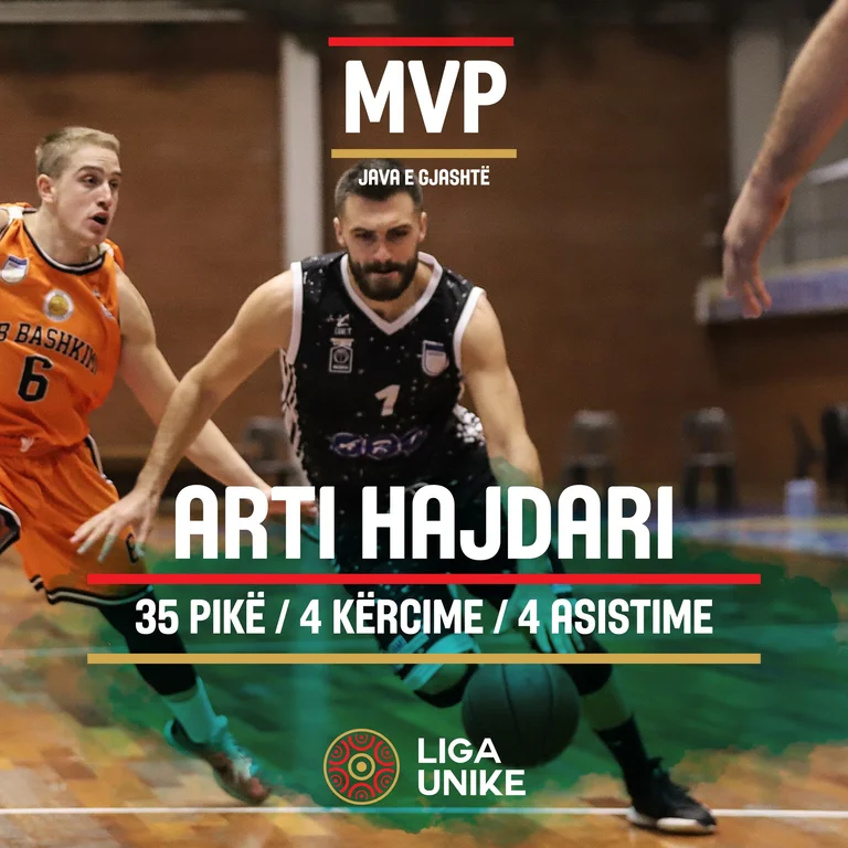 L'arte di Hajdari è dichiarata MPP della Lega Unica