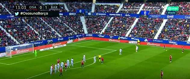 Osasuna-Barcelona: Shpërthen ndeshja, dy gola për dy minuta