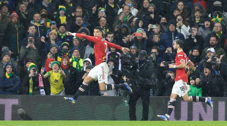 Man United fiton minimalisht kundër Norwichit, falë golit të Ronaldos