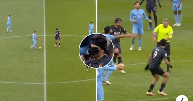 Raul Jimenez mori një prej kartonëve të kuq më të çmendur në histori të PL kundër Man Cityt