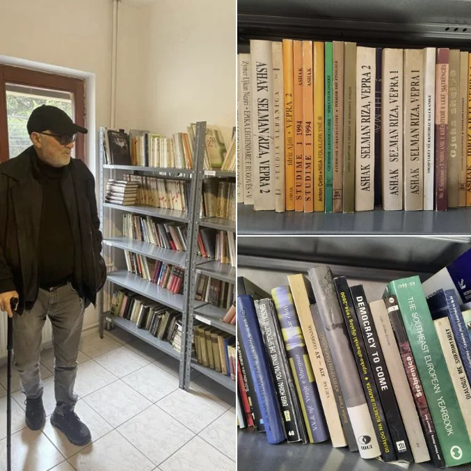 Shkëlzen Maliqi ia dhuron bibliotekës ‘Lumbardhi’ mbi 2500 libra, të grumbullara që gjysmë shekulli