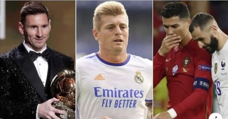 Tony Croos critique le triomphe de Leo Mess au Golden Top et pense que CR7 a dû finir dessus