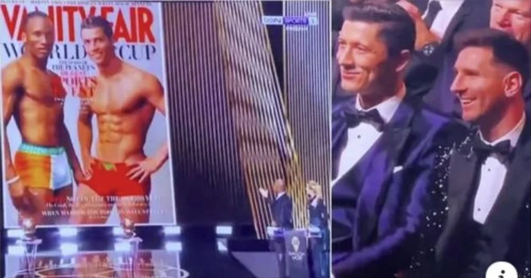 I fan di Cristian Ronaldo frustrato con il momento del disprezzo durante la cerimonia Golden Top.
