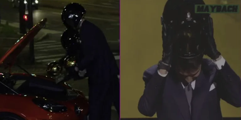 Les mystérieux chauffeurs qui ont apporté les terres d'or enlèvent les masques et restent tous surpris