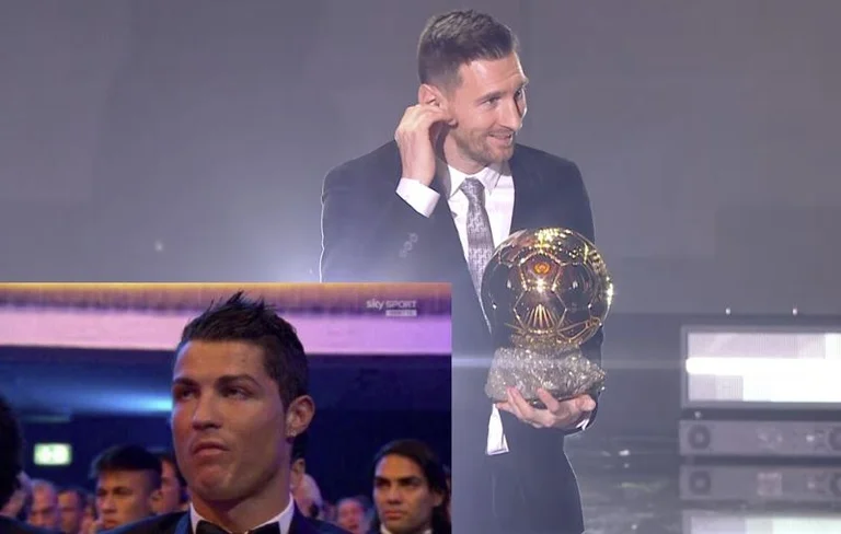 Ronaldo un cattivo perdente: ha confermato il suo fallimento alla cerimonia del Golden Ball stasera