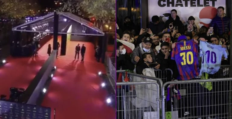 Welcome to Paris: A brilliant view of the red carpet of Golden Top where the best player in the globe will pass