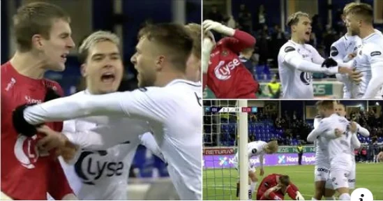 Crazy: Vikings zwei Spieler kämpfen im Spiel
