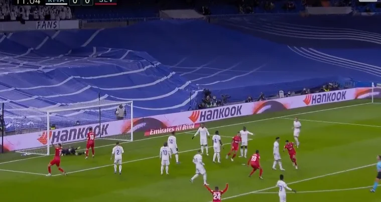 Real Madrid ist schockiert von Sevilla in der Lage, direkt für den ersten Ort zu sehen, Mir schießt für das Böse der madlines.