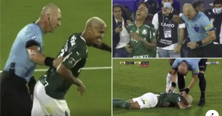 Simulated after being touched by the judge: The game's gesture of the Copa Libertydore final is called the greatest madness in history