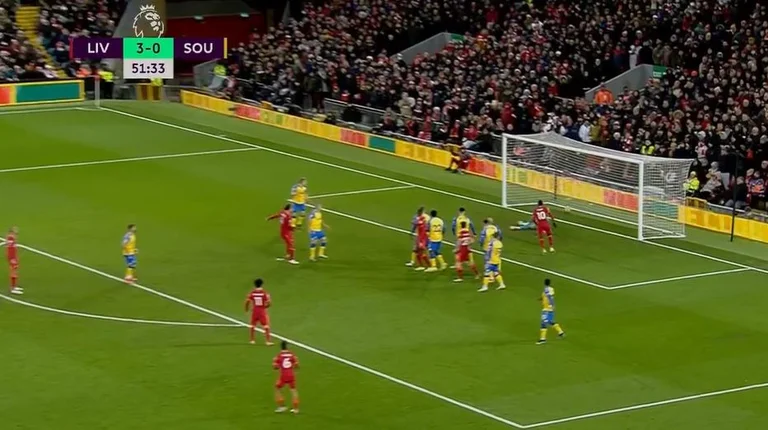 Liverpool ohne Barmherzigkeit, markiert das vierte Ziel