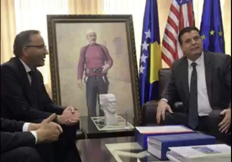 Agim Bahtiri gives the duty of President Bedri Hamza