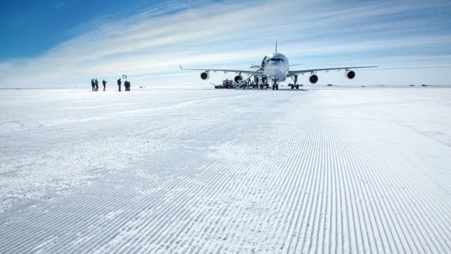 For the first time in history, an Airbus A340 plane landed in Antarctica