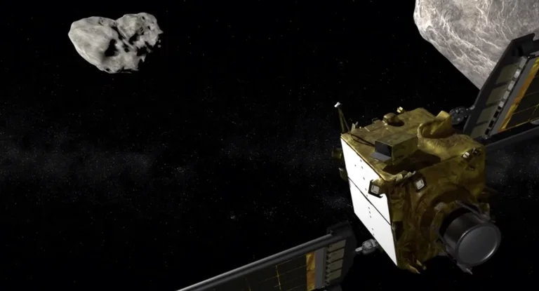 HISTORY: Nassa launches a missile to hit the asteroid in a mission to avoid an Earthtime event