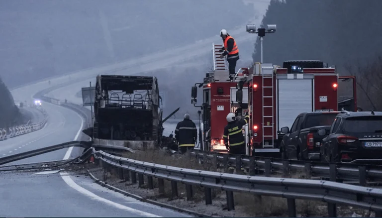 Tragedia di 46 morti in Bulgaria: 50 passeggeri in autobus sono albanesi