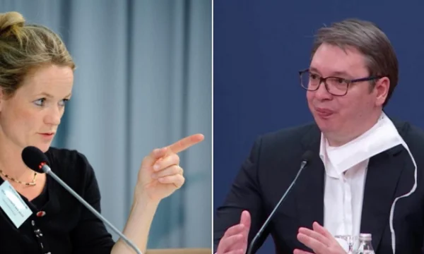 Serbische Medien fürchten, die Macht der Partei, zu der Violet Von Cromon in Deutschland gehört