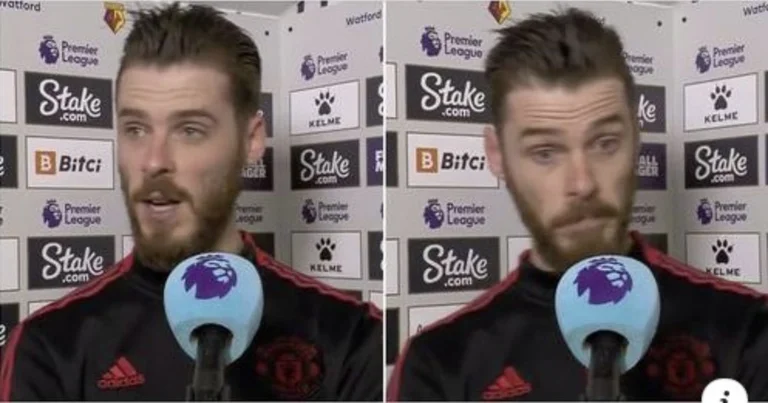 David de Gea n'a pas retenu du tout dans l'interview absolument brutale après la perte humiliante de Watford