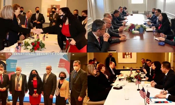 President Osmani gives details about meetings with US, German delegations