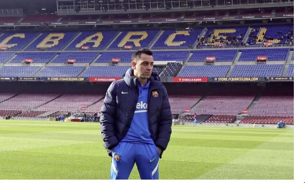 Beh, e' cosi' che Barca e' al primo posto con l'allenatore Xavin.
