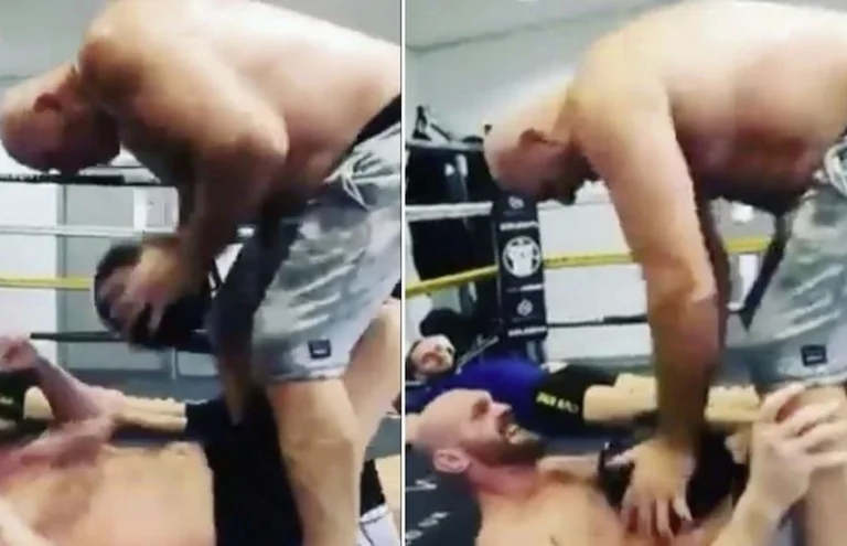 Tyson Fury posts Videotraining. Das ist das brutalste, was du sehen kannst.