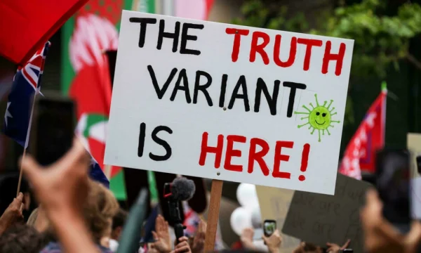 Tausende protestieren obligatorischer Impfstoff in Australien