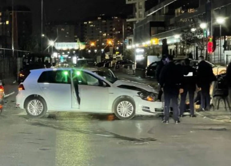 Accidente de lesiones en el centro de Pristina