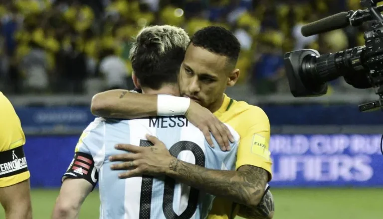Il Brasile ha visto Neymar vs. Messina Argentina